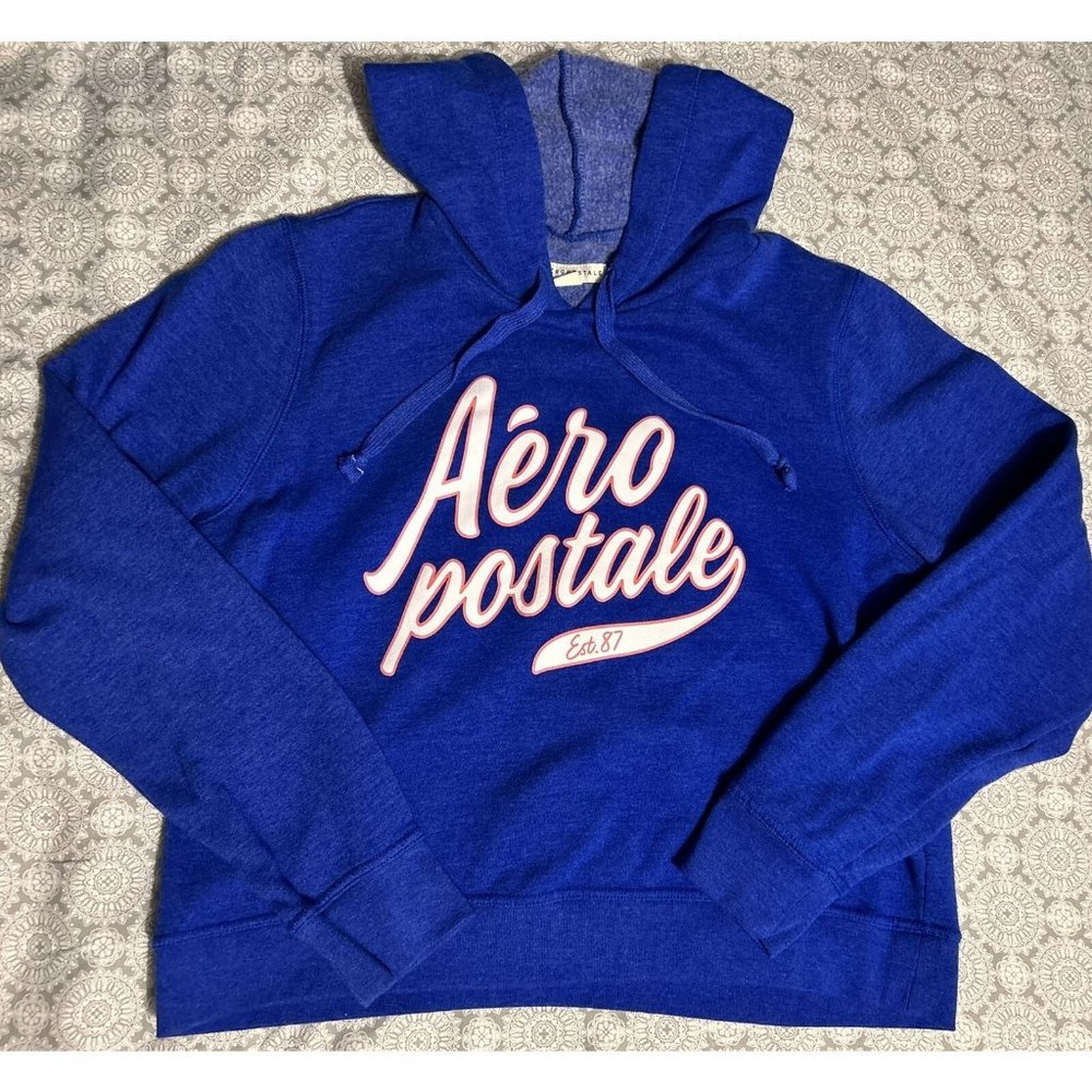 Aeropostale Hoodie Women XL Blue